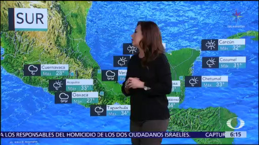 Lluvias y altas temperaturas se registrarán en gran parte de México