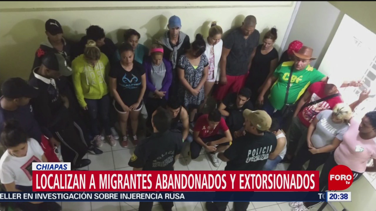 FOTO: Localizan a migrantes abandonados y extorsionados en Chiapas, 13 Julio 2019