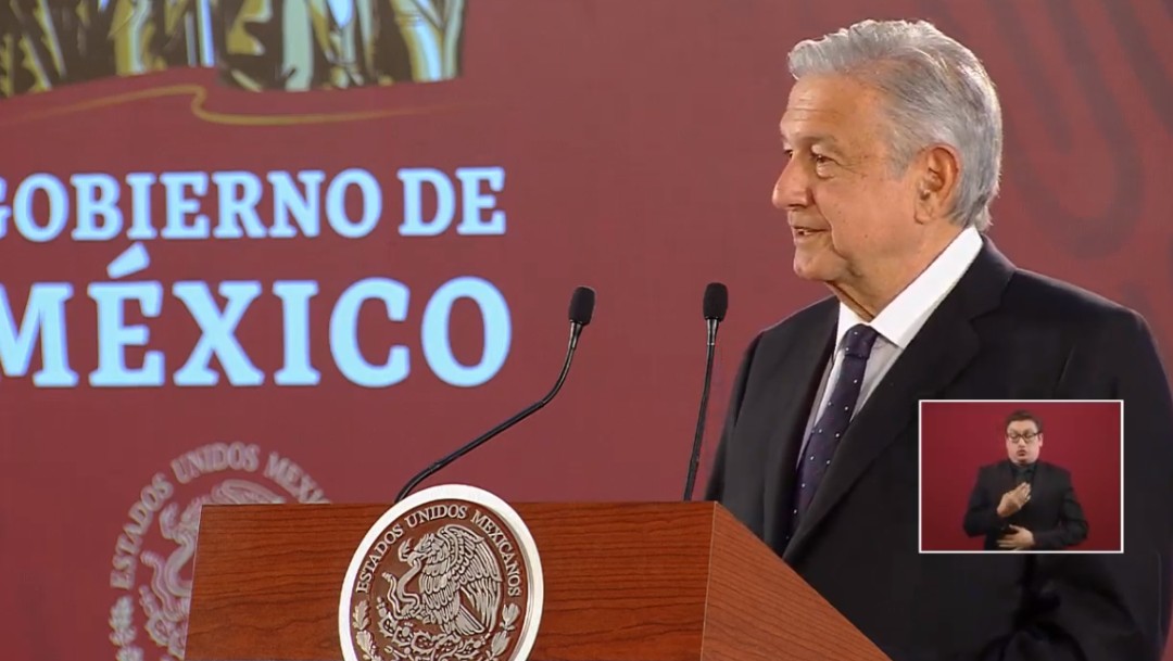 Foto: López Obrador en conferencia de prensa, 15 de julio de 2019, Ciudad de México 