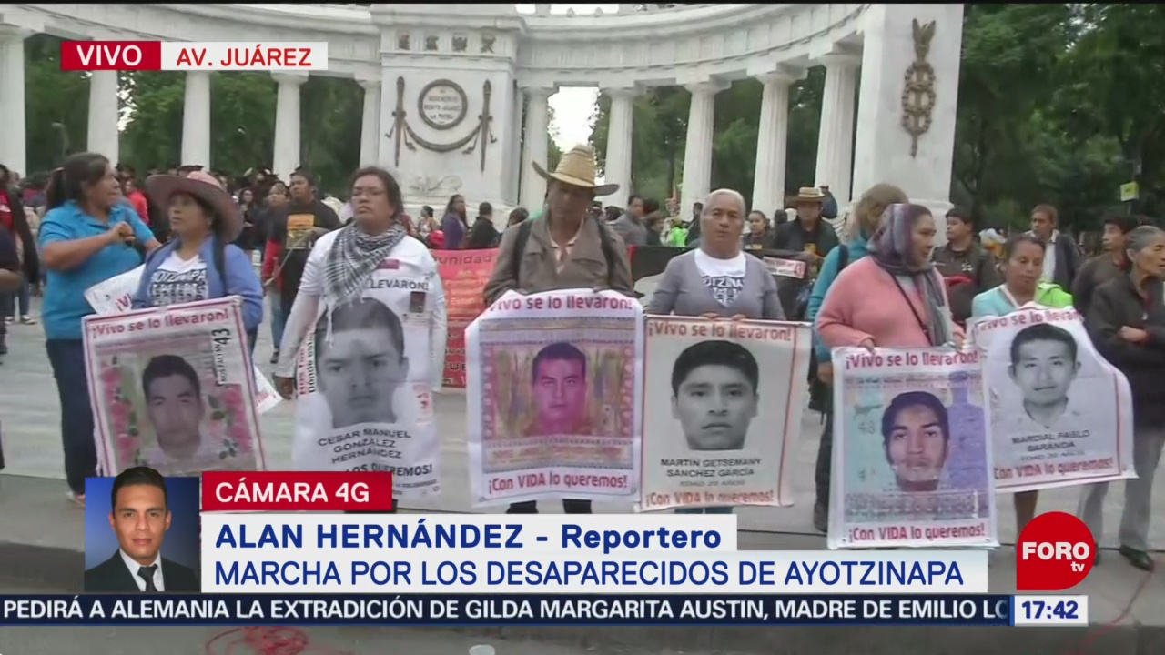 Foto: Marcha Desaparecidos Ayotzinapa Cdmx 26 Julio 2019