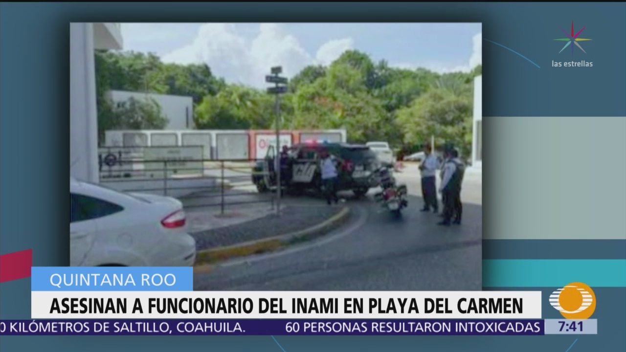 Matan a funcionario del INM en Playa del Carmen