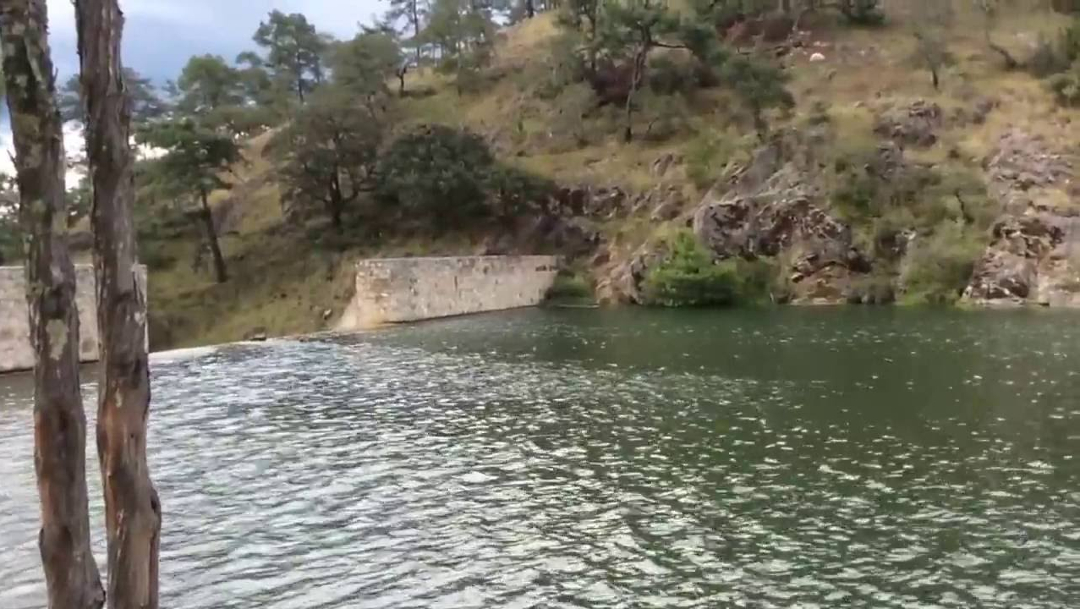 Imagen: El joven se ahogó en la presa El Boquerón, en la región de la Mixteca, 10 de julio de 2019 (YouTube)
