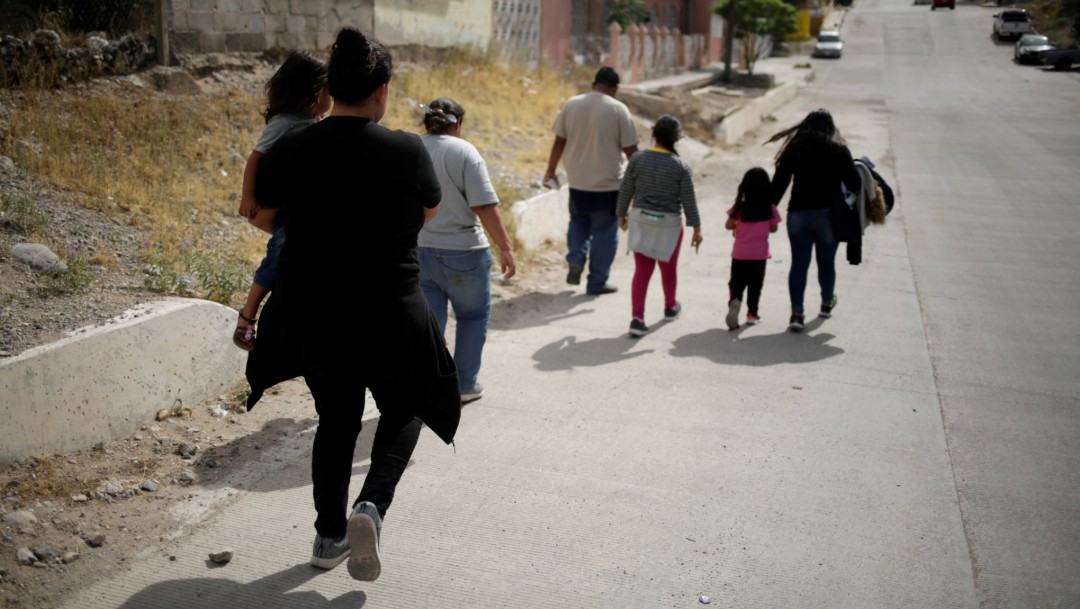 Foto: Migrantes hondureños en Ciudad Juárez, 23 de junio de 2019, Chihuahua