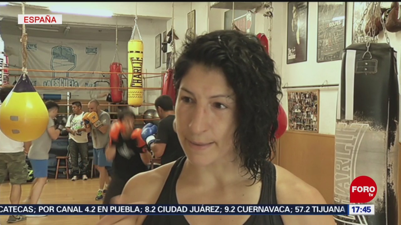 FOTO: Miriam Gutiérrez, de víctima de maltrato a boxeadora