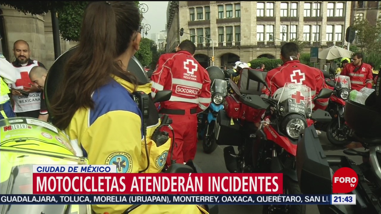 FOTO: Motocicletas atenderán incidentes en Ciudad de México, 14 Julio 2019