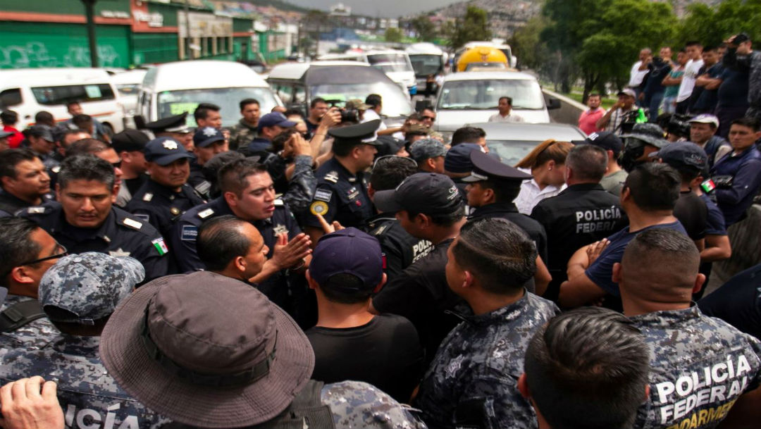 Líder del movimiento de la Policía Federal estuvo preso por secuestro, dice Durazo