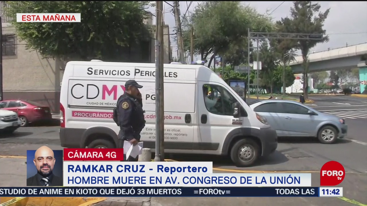 Muere hombre en avenida Congreso de la Unión en CDMX