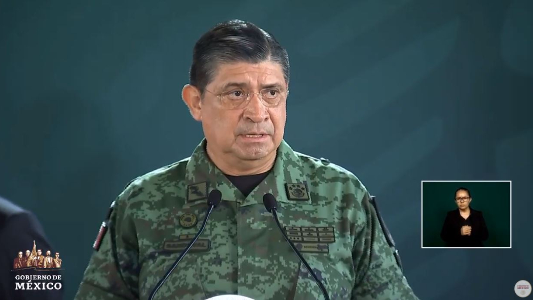 fOTO: El secretario de la Defensa Nacional, Luis Crescencio Sandoval, ofrece un informe sobre seguridad en Nayarit, 12 julio 2019