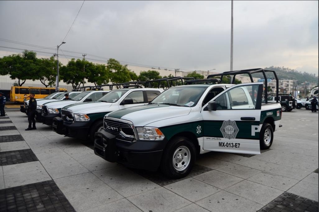 Foto: nuevas patrullas en la alcaldía Gustavo A. Madero, 11 de julio 2019. Twitter @TuAlcaldiaGAM