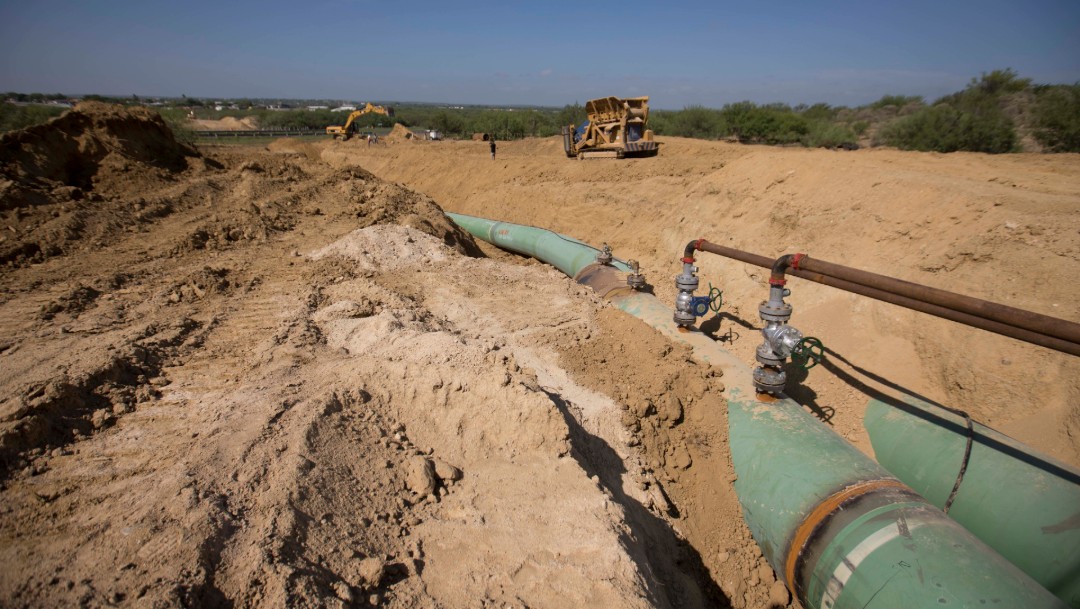 Foto: Oleoducto que transporta gas desde Texas a México, 7 de septiembre de 2014, Estados Unidos