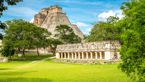 Imagen: El Palacio del Gobernador es considerado el edificio con la más alta expresión artístico-arquitectónica de la antigua civilización maya, el 10 de julio de 2019 (Getty Images, archivo)