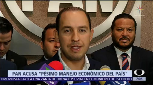 PAN critica optimismo económico de AMLO