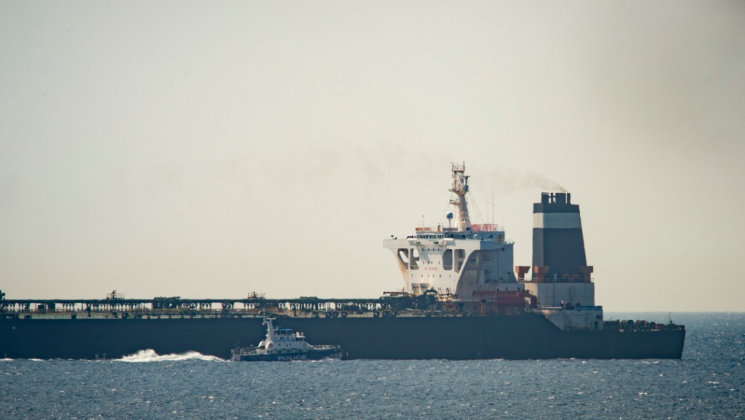 Foto: Buque petrolero iraní Grace 1, 4 de julio de 2019, Gibraltar