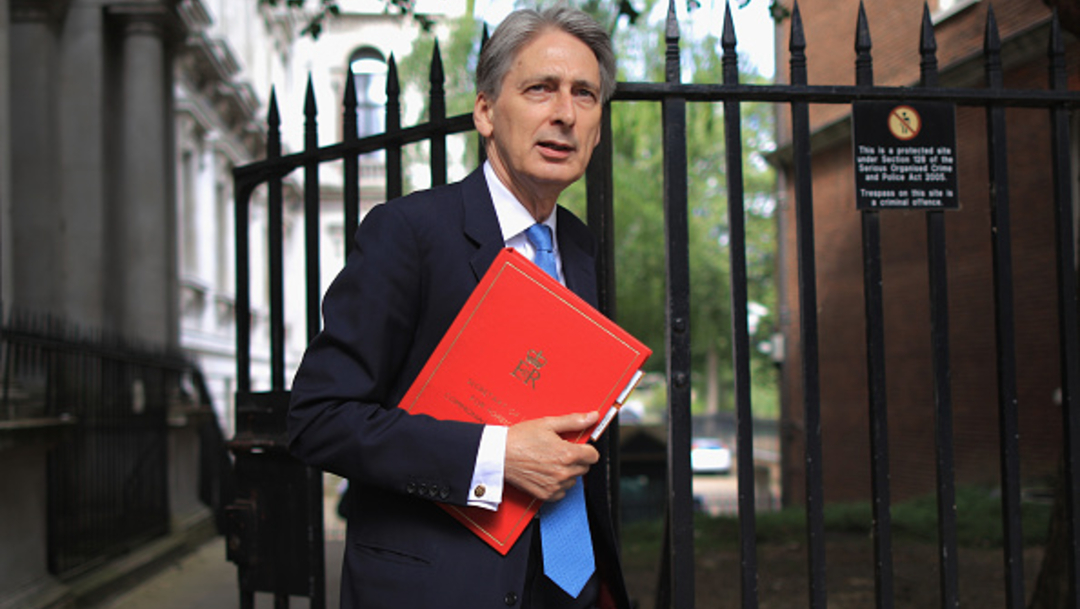 Imagen: Hammond, ha sido siempre crítico sobre la posibilidad de que el Reino Unido salga de la Unión Europea sin pacto alguno, 21 de julio de 2019 (Getty Images, archivo)