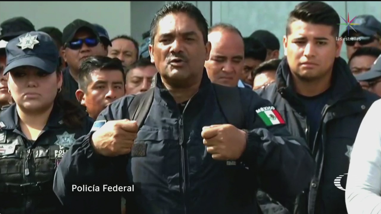 Foto: Policía Federal Durazo Negociar 5 Julio 2019