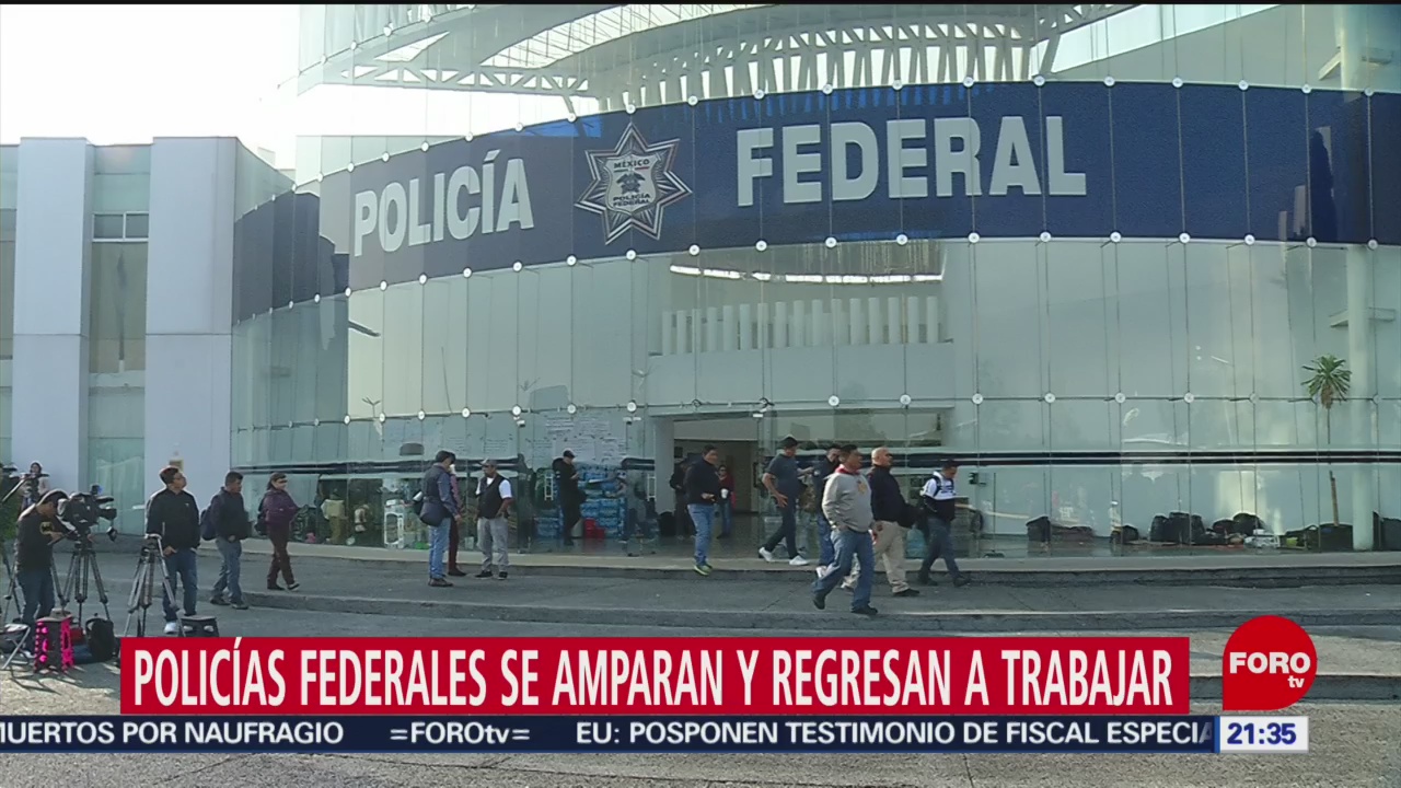 Foto: Policías Federales Inconformes Regresan Trabajar Amparos 12 Julio 2019