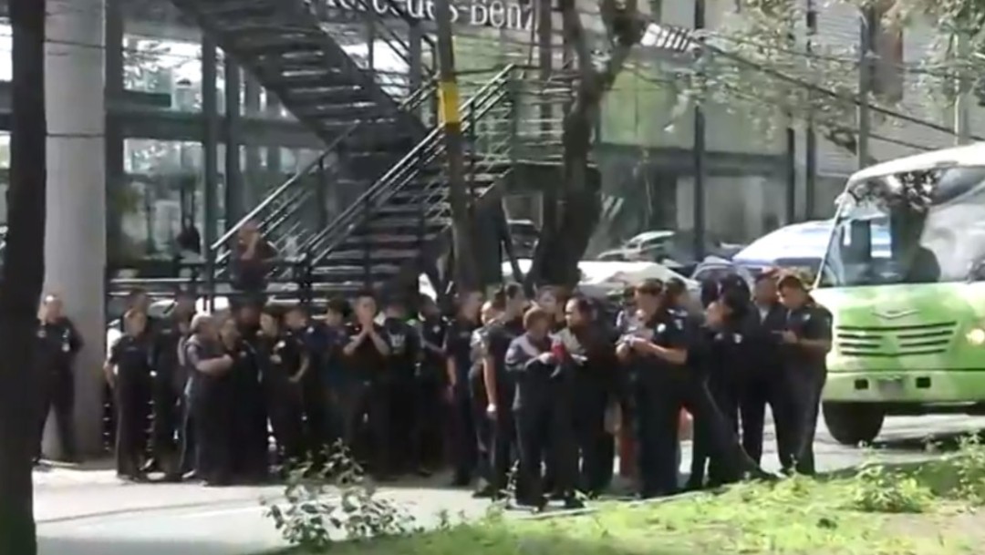 Foto: Policías federales realizan bloqueos. Rechazan unirse a la Guardia Nacional, 3 de julio de 2019, Ciudad de México