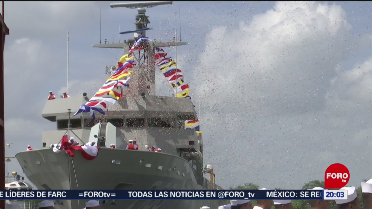 FOTO: Ponen a flote nueva Patrulla Oceánica de la Marina, 20 Julio 2019