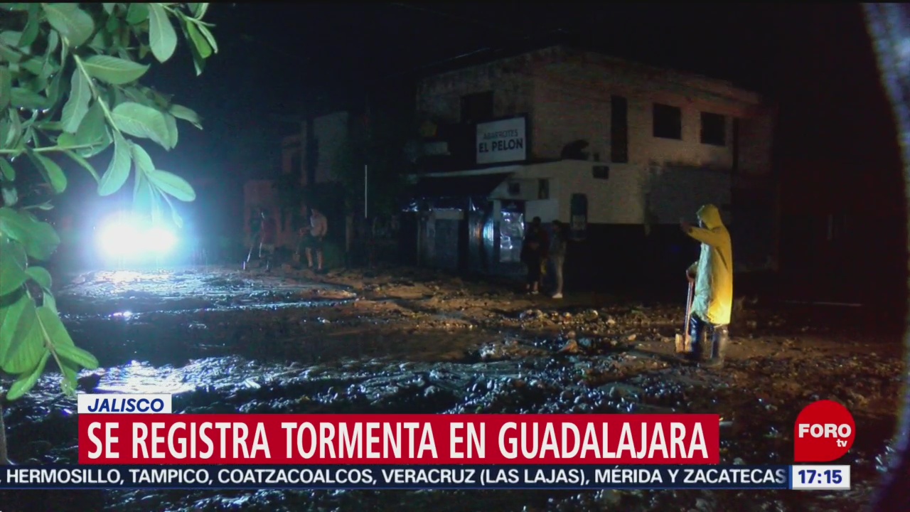 FOTO: Por segunda ocasión, Guadalajara azotada por tormenta