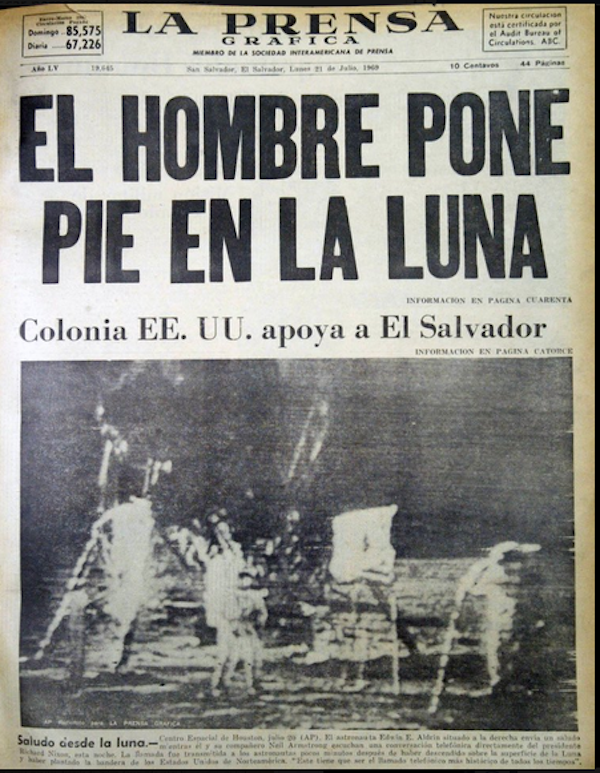 Foto Así cubrió la prensa la llegada del hombre a la Luna julio 2019