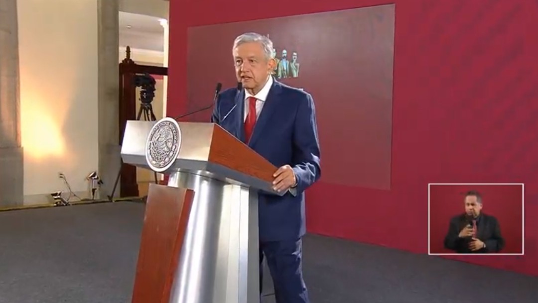 Foto: López Obrador en conferencia de prensa, 22 de julio de 2019, Ciudad de México