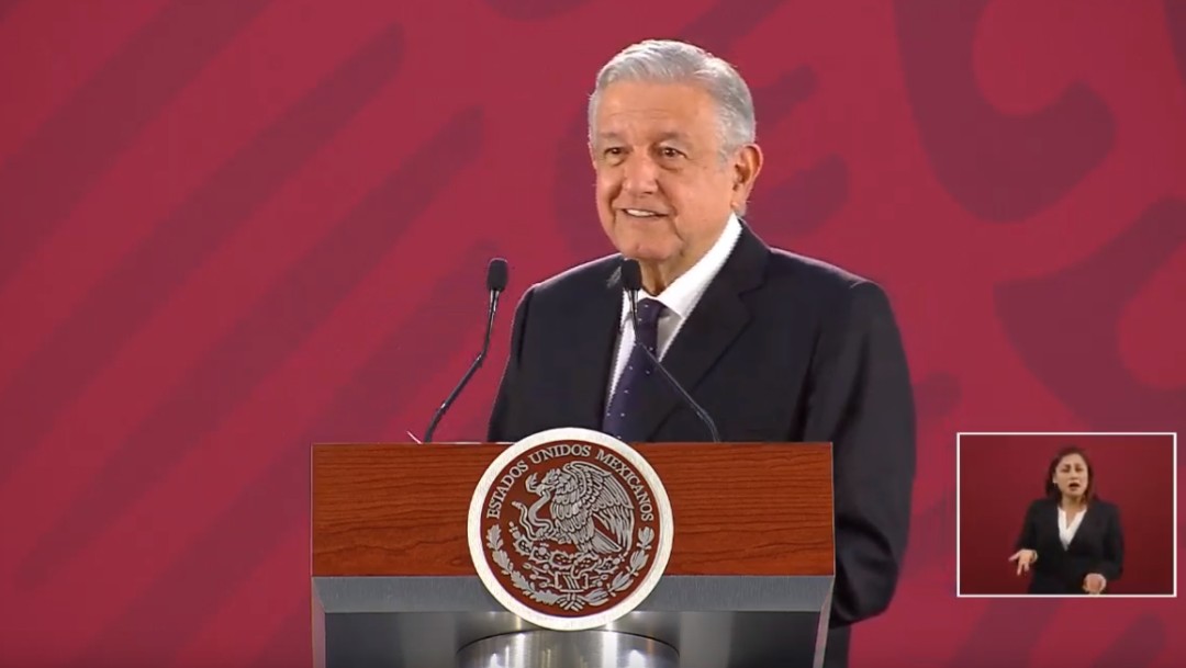 Foto: El presidente López Obrador en conferencia de prensa, 15 de julio de 2019, Ciudad de México