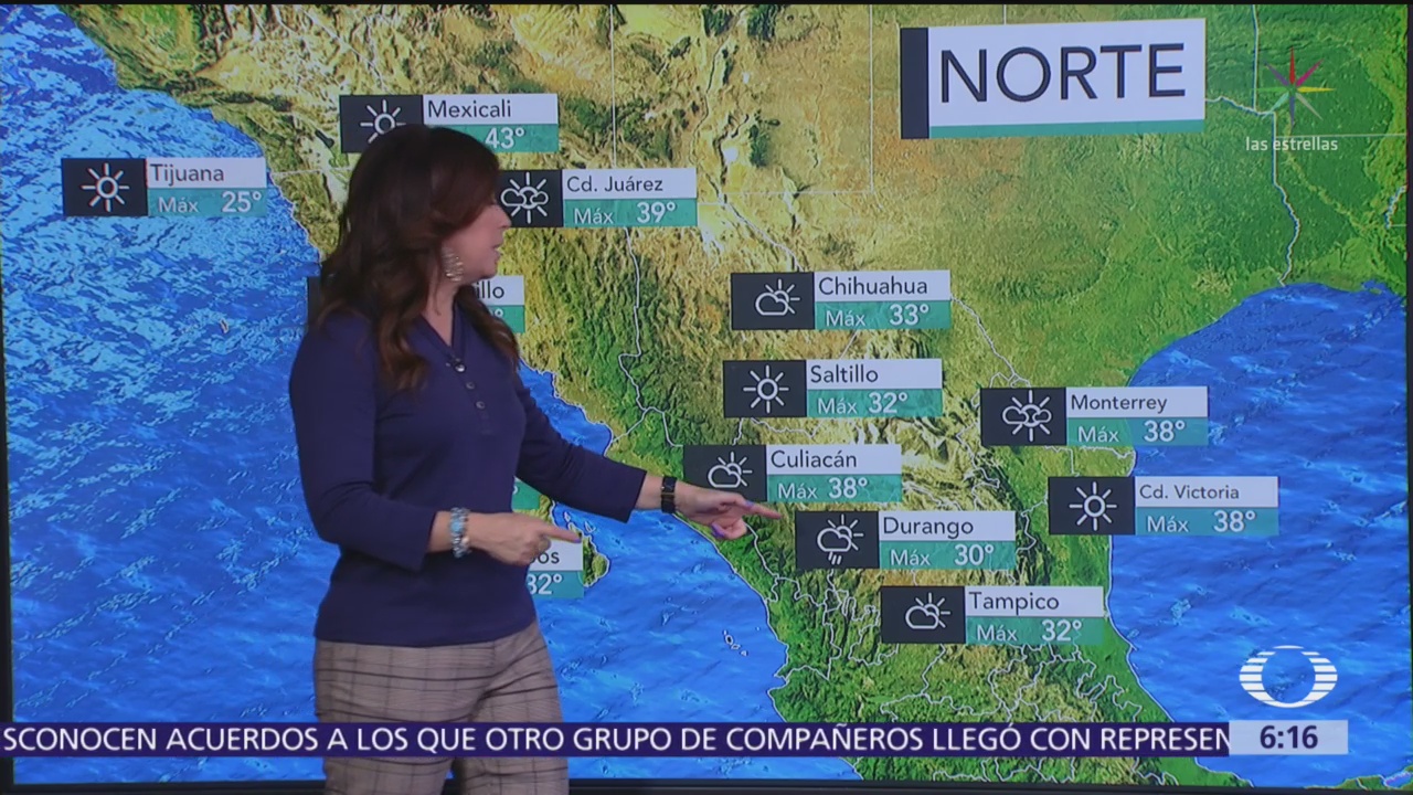 Prevén lluvias en 30 estados de la República Mexicana