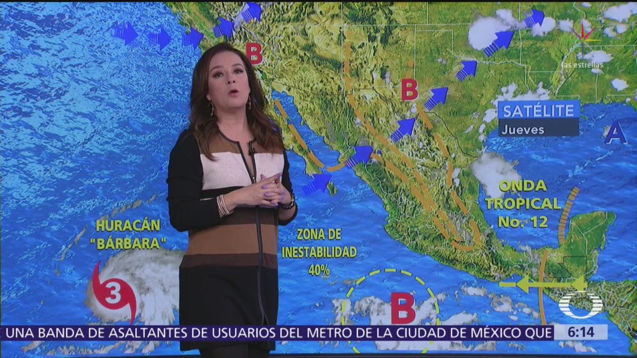 Prevén lluvias fuertes, actividad eléctrica y granizo en gran parte de México