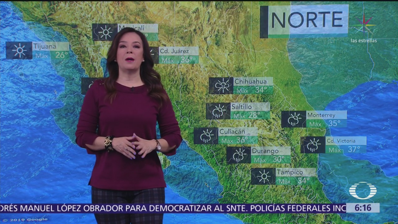 Pronostican lluvias y altas temperaturas en la mayor parte de México