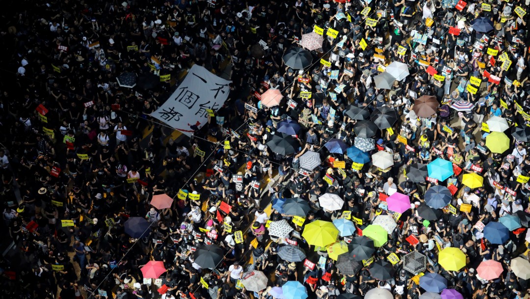 FOTO Protestas en Hong Kong, en aniversario del traspaso a China (AP 1 julio 2019 hong kong)