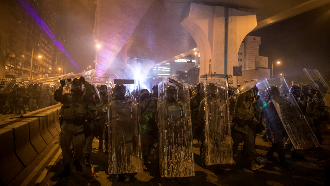 Foto: Se registraron enfrentamientos entre la policía y algunos manifestantes, 21 julio 2019