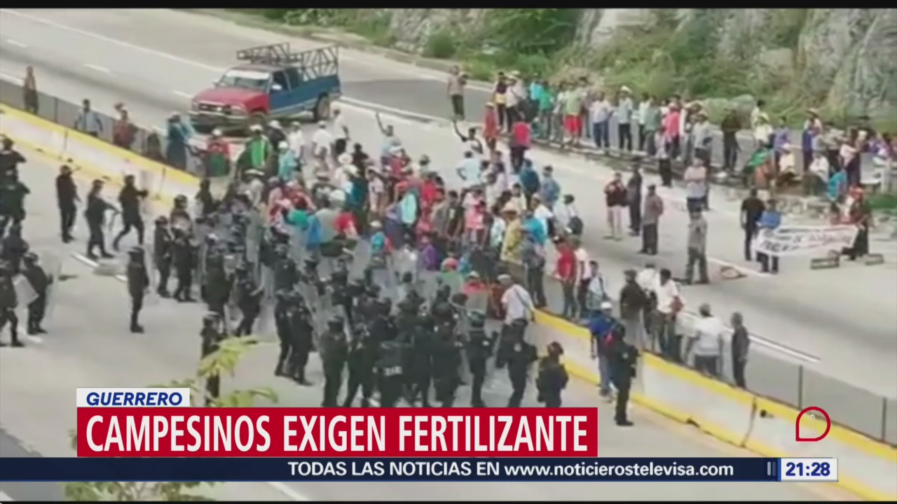 Foto: Protestas Bloqueos Entrega Fertilizantes Guerrero 22 Julio 2019