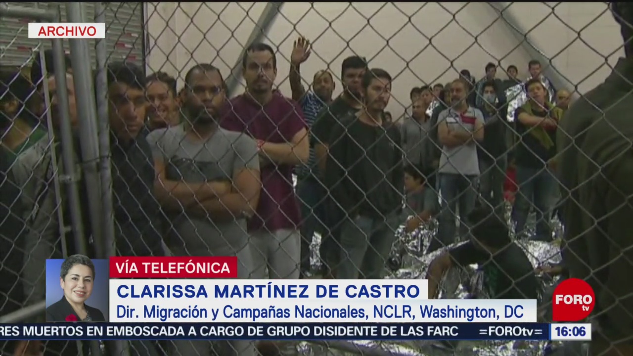 FOTO: Pueblo de EU se da cuenta de mal trato a migrantes: Clarissa Martínez de Castro, 14 Julio 2019
