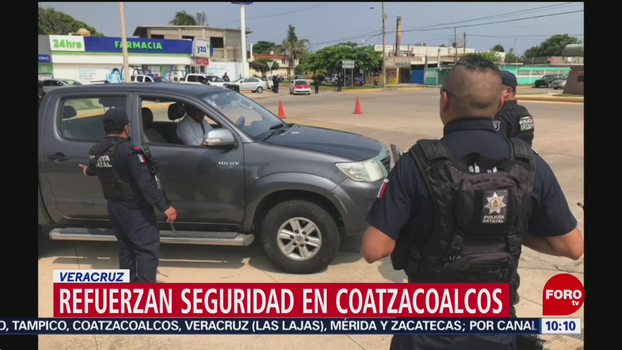 FOTO: Refuerzan seguridad en Coatzacoalcos, Veracruz, 27 Julio 2019