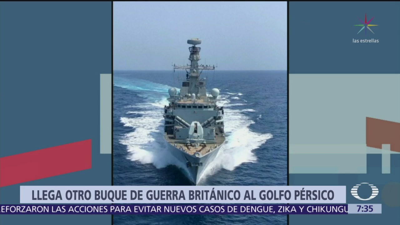 Reino Unido envía otro buque de guerra al Golfo Pérsico