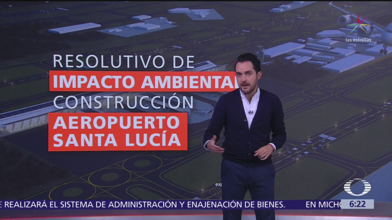Resolutivo de impacto ambiental para construcción de aeropuerto en Santa Lucía