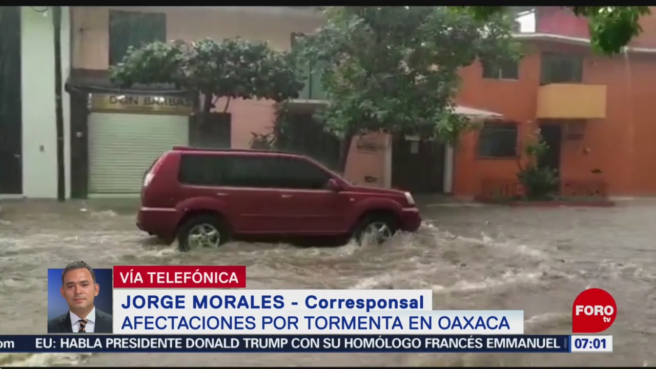 Saldo blanco tras tormenta registrada en Oaxaca