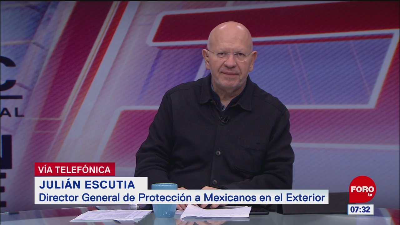 Se alista red consular para ofrecer protección migratoria a mexicanos, dice Julián Escutia