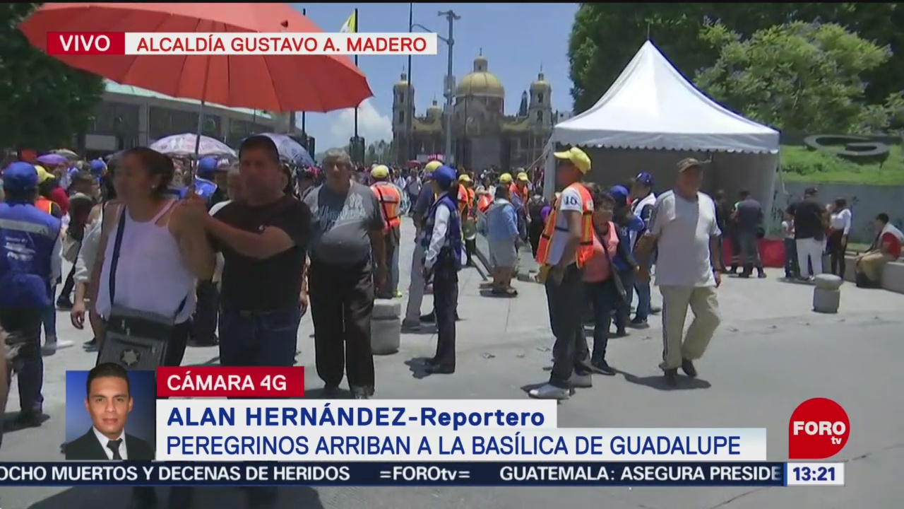FOTO: Se realizan cierres viales por llegada de peregrinos a la Basílica, 28 Julio 2019