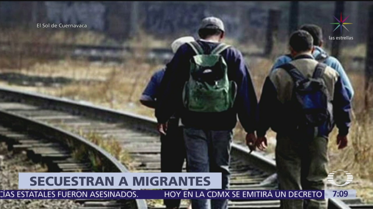 Secuestran y abandonan a cuatro migrantes en Morelos