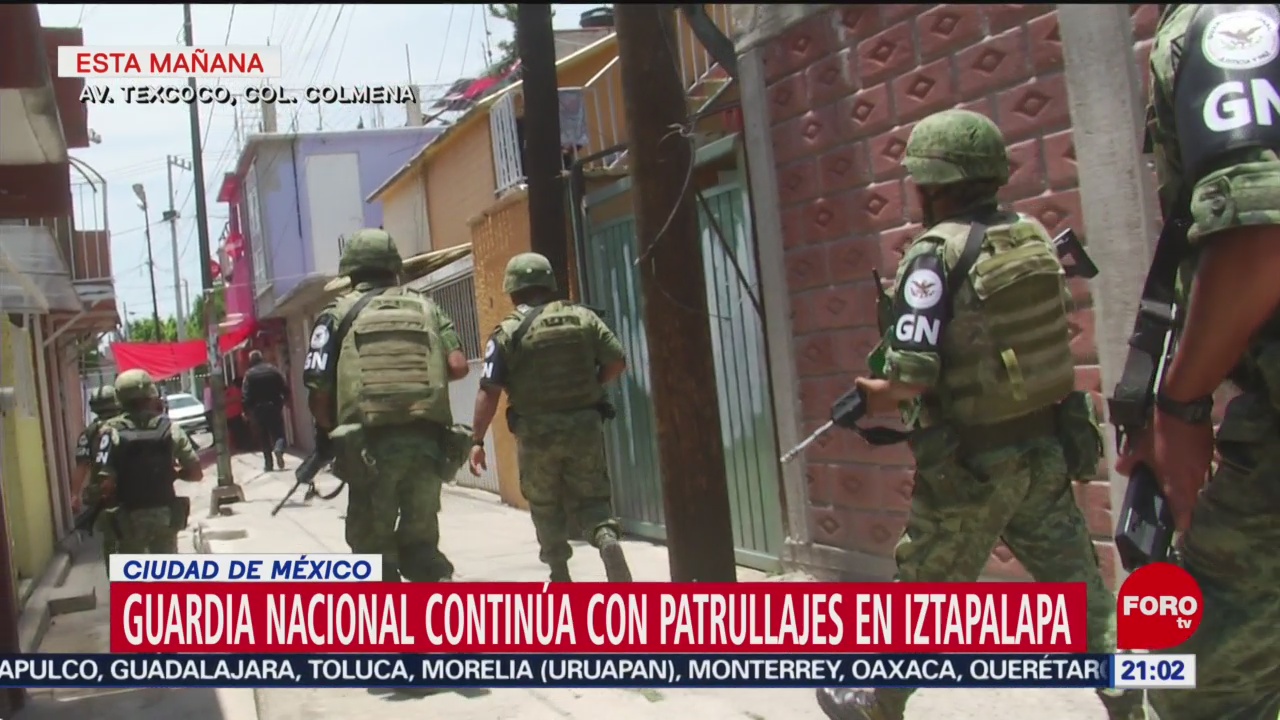 Foto: Segundo Día Guardia Nacional Iztapalapa CDMX 5 Julio 2019