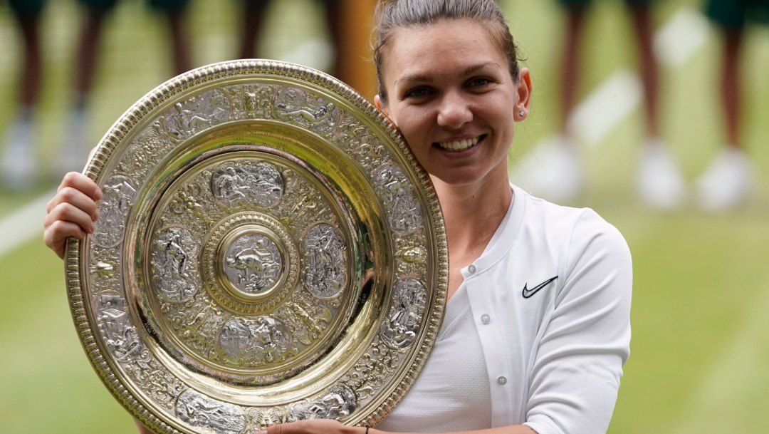 Foto: Simona Halep ganó el título individual de Wimbledon, 13 julio 2019