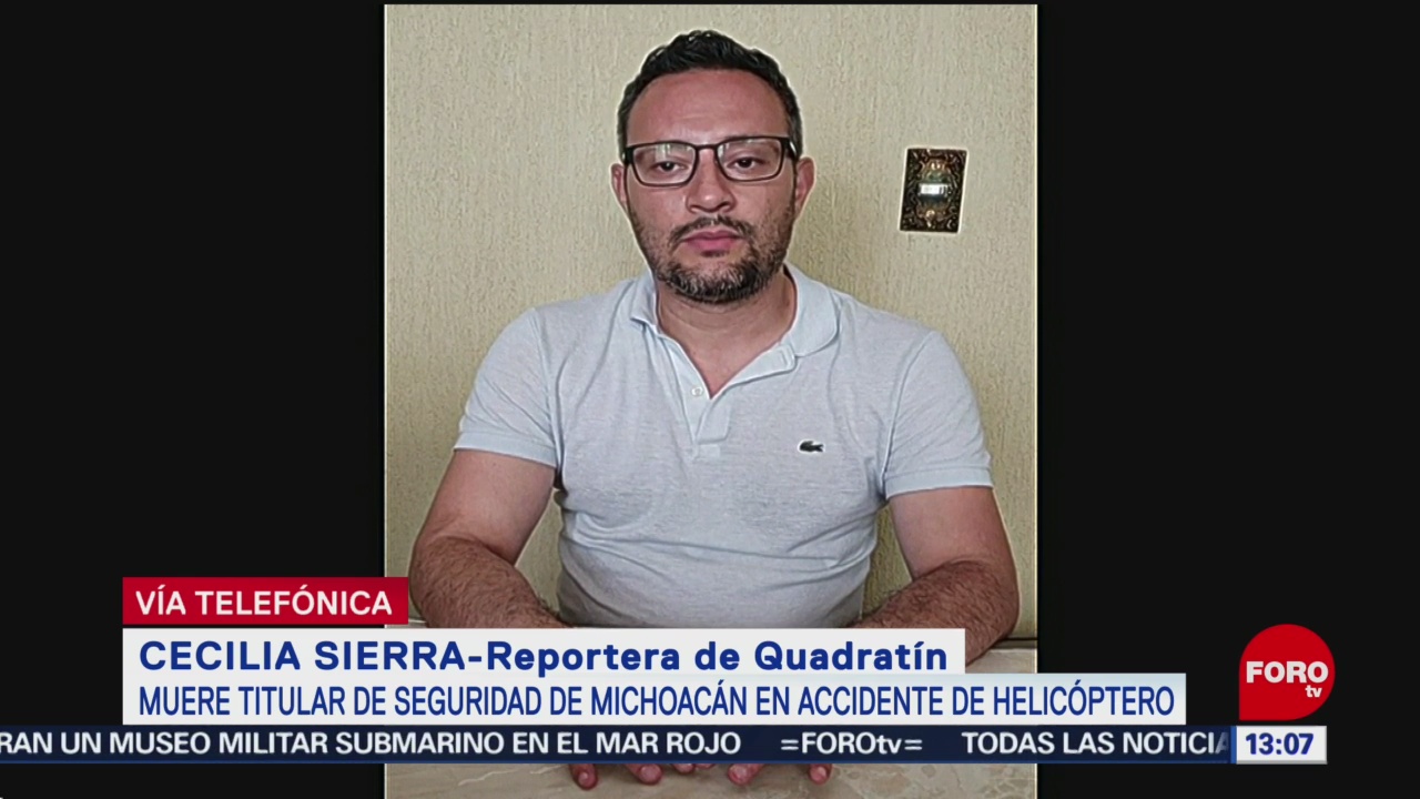 Sin recuperar cuerpos de funcionarios en desplome de helicóptero en Michoacán