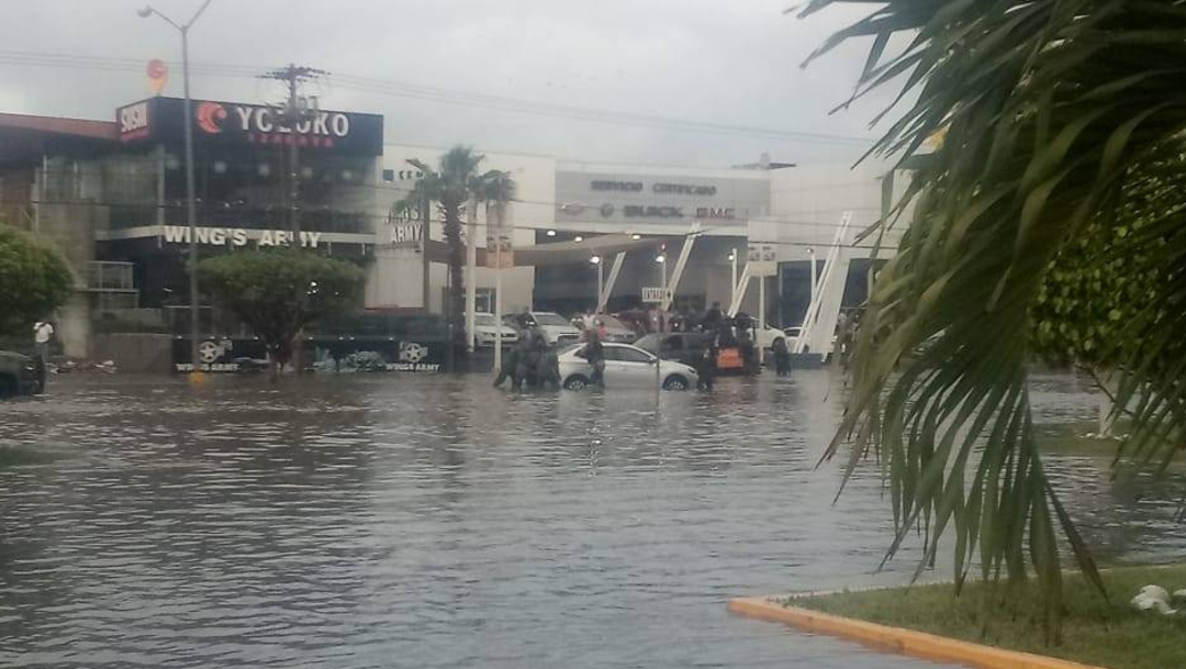 Foto: Se pide a la población extremar precauciones ante la posibilidad de más lluvias en las próximas horas, 27 de julio de 2019 (Twitter @PC_Sinaloa)