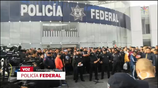 Foto: Protesta Policías Federales CDMX 3 Julio 2019