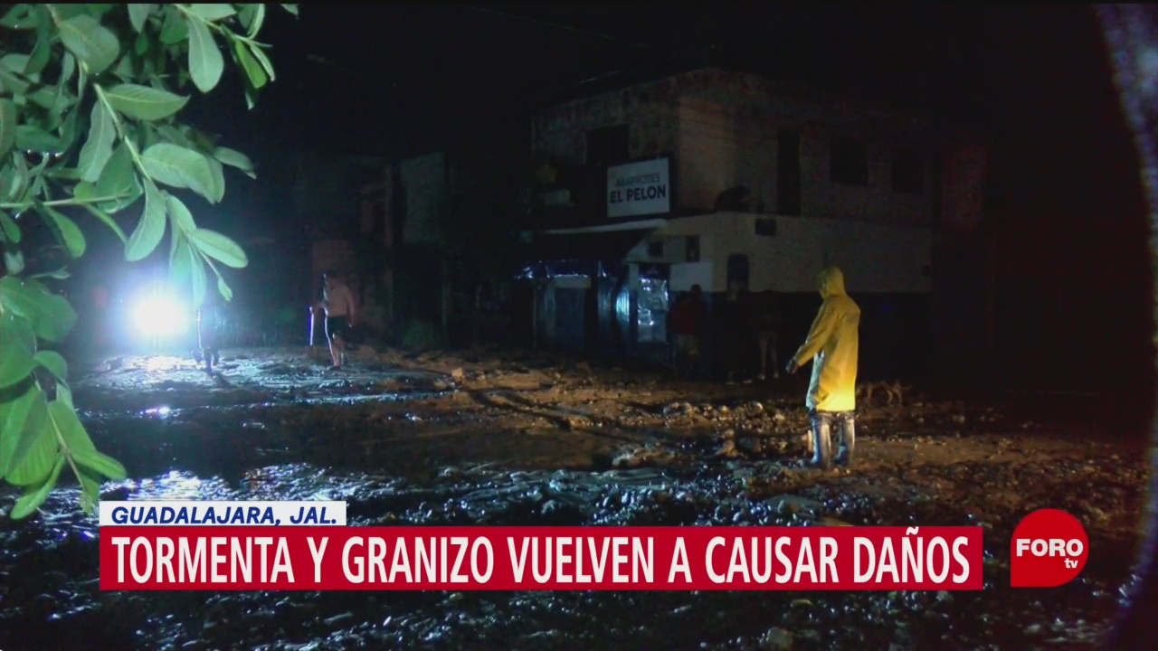 FOTO: Tormenta y granizada causa daños en Jalisco
