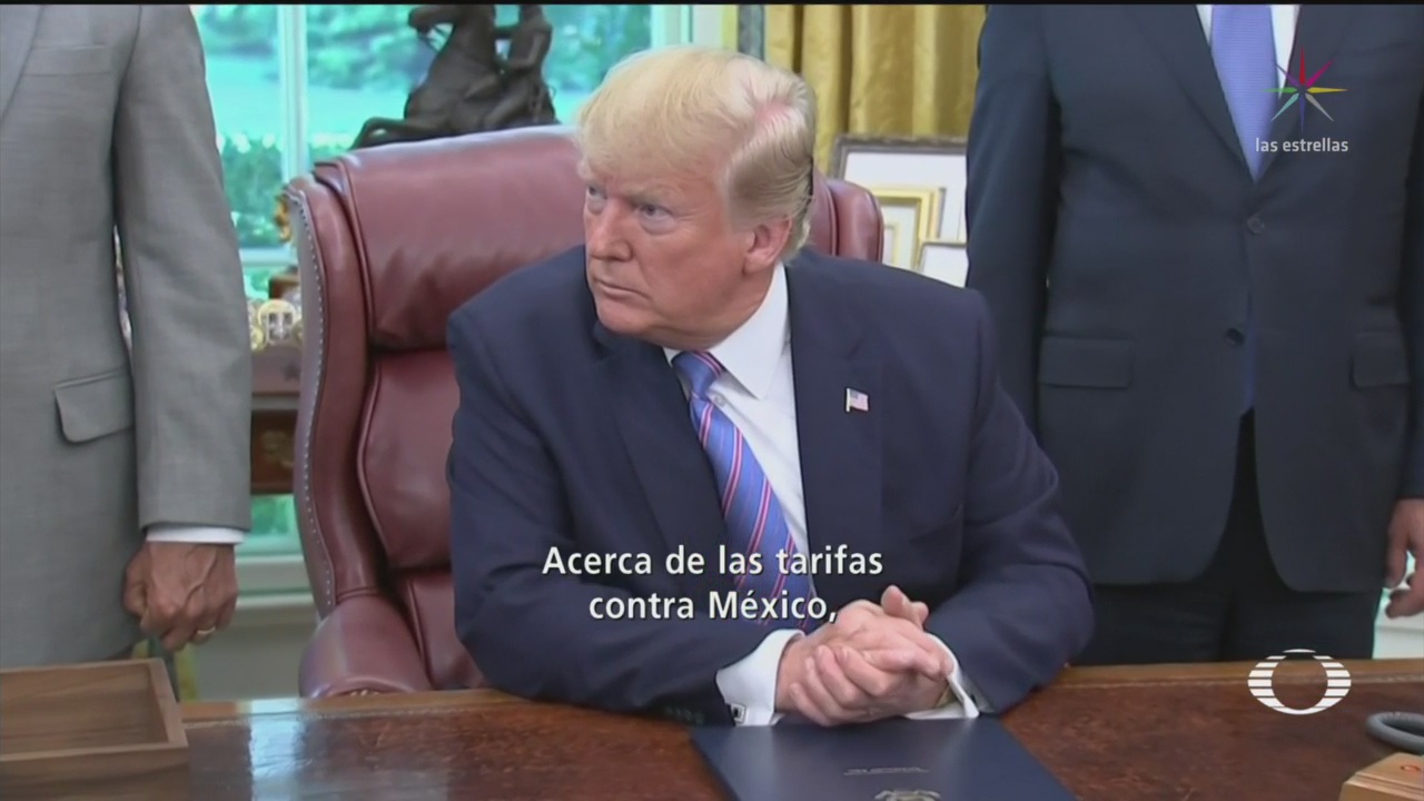 Foto: Trump Descarta Imponer Aranceles Productos Mexicanos 1 Julio 2019