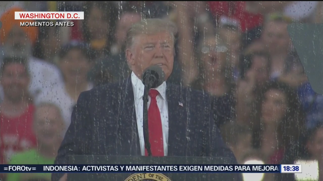 Foto: Trump ofrece discurso por Día de la Independencia