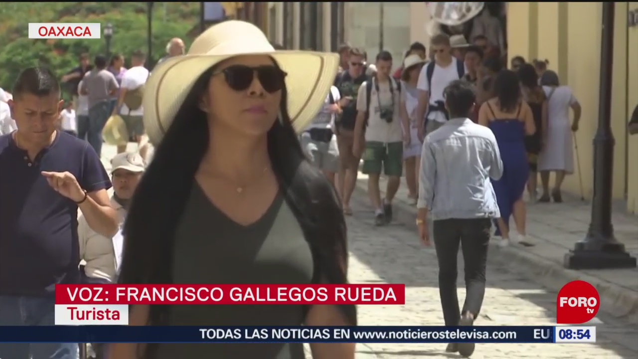 FOTO: Turistas abarrotan Oaxaca por la Guelaguetza, 27 Julio 2019