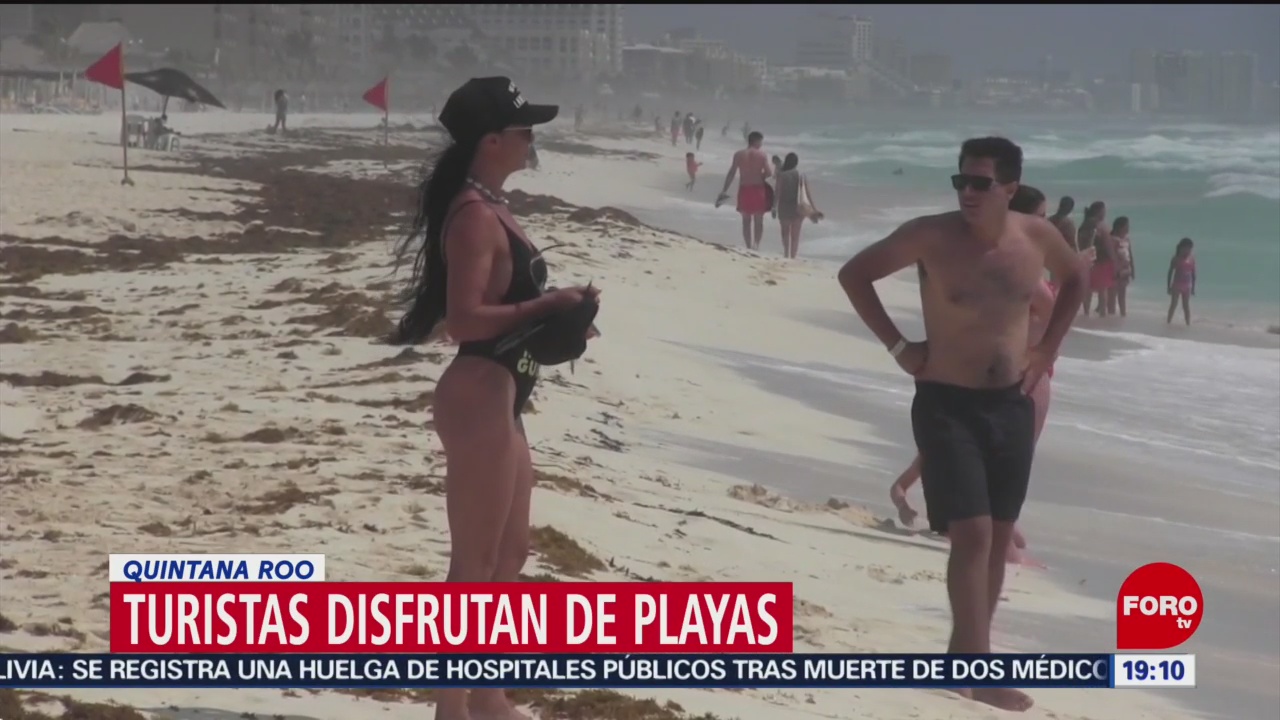 FOTO: Turistas disfrutan de las playas en Quintana Roo, 14 Julio 2019